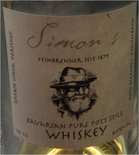 simons bavarian single pot still whiskey)