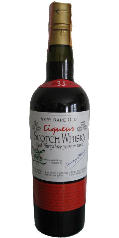 Very Rare Old Liqueur Scotch Whisky 1968 HSC