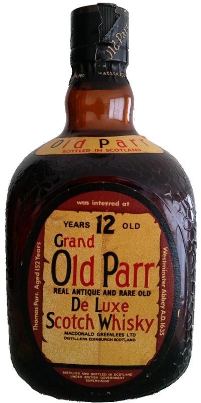 Grand Old Parr Scotch Blended 12yr 750ml