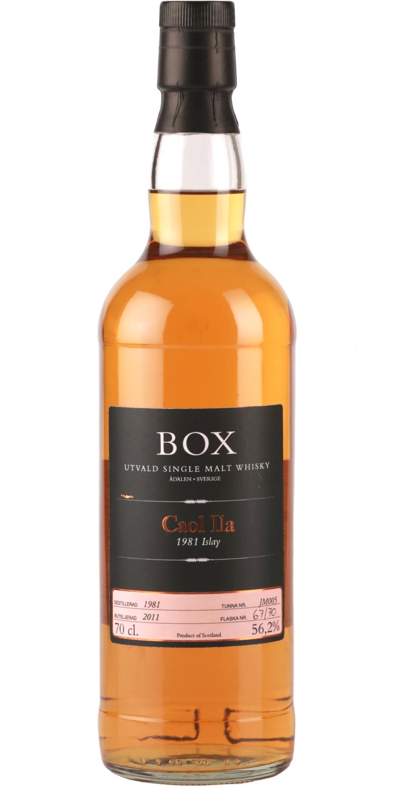 Caol Ila 1981 UD JM005 Box Whisky 56.2% 700ml