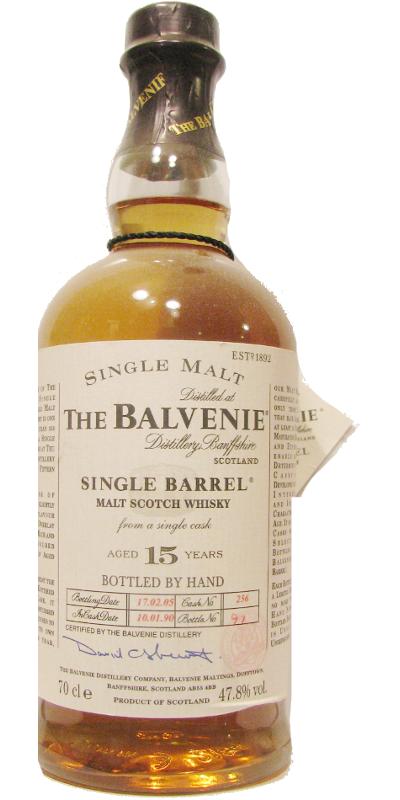 Balvenie 15yo Single Barrel Bourbon Cask #256 47.8% 700ml