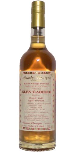 Glen Garioch 1989 AC Special Vintage Selection Refill Hogshead #8430 54.8% 700ml