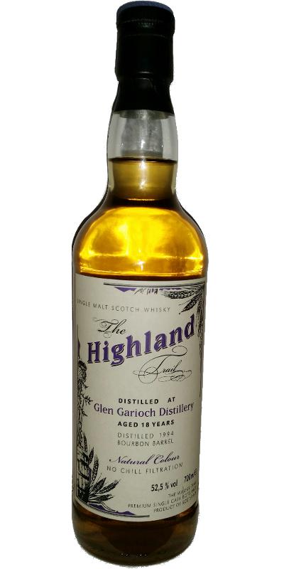 Glen Garioch 1994 AI The Highland Trail Bourbon Barrel 52.5% 700ml