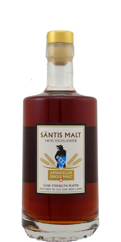 Santis Malt Edition Dreifaltigkeit Swiss Highlander Old Oak Beer Casks 52% 500ml