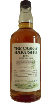 Hakushu 1984 - Ratings and reviews - Whiskybase