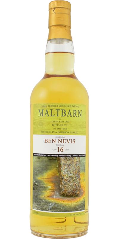 Ben Nevis 1997 MBa #22 Bourbon Barrel 53.2% 700ml