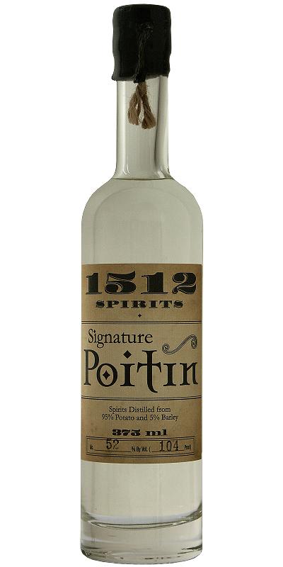 1512 Spirits Signature Poitin 52% 375ml
