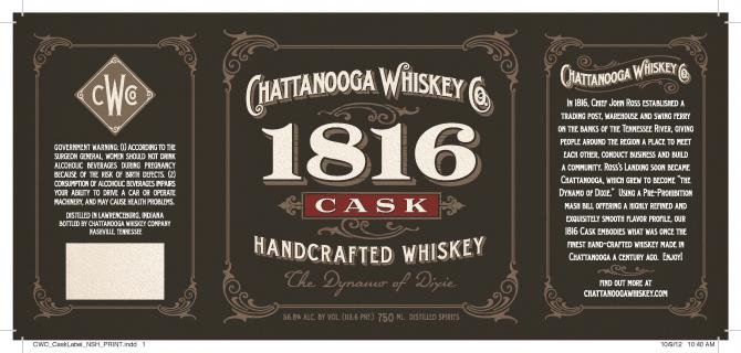 Chattanooga Whiskey 2008 - Cask