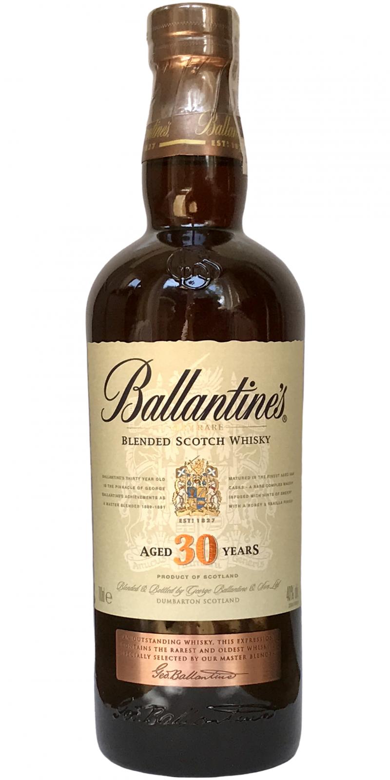 Ballantine's 30-year-old - Ratings and reviews - Whiskybase