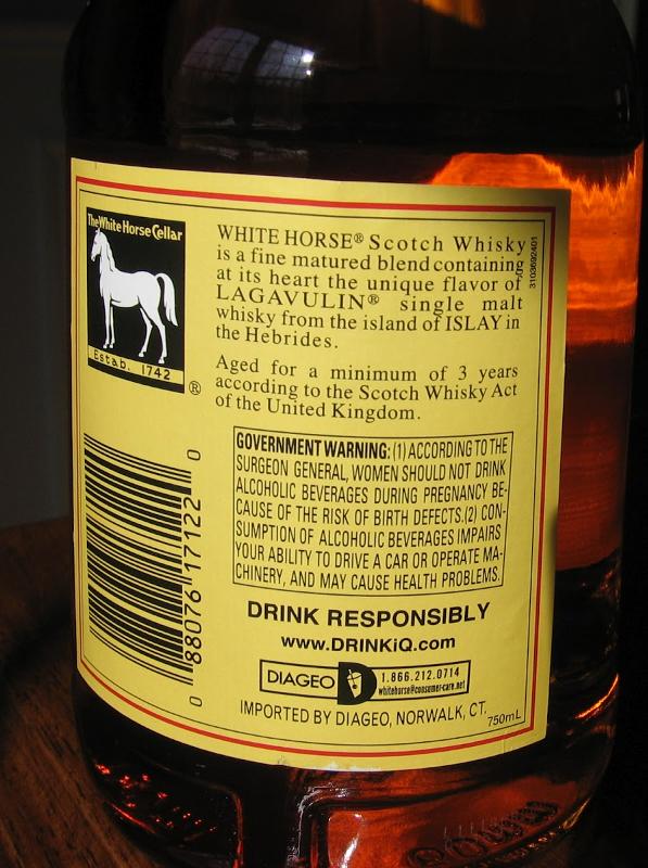 White Horse Fine Old Blended Scotch Whisky