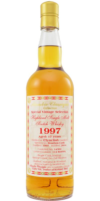Clynelish 1997 AC Special Vintage Selection Bourbon Cask #14302 55.6% 700ml