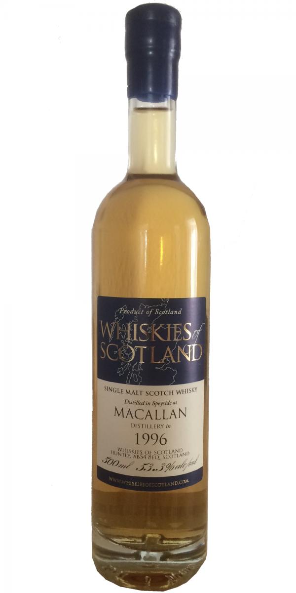 Macallan 1996 SMD Whiskies of Scotland 53.3% 500ml