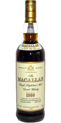 Macallan 1980 Ratings And Reviews Whiskybase