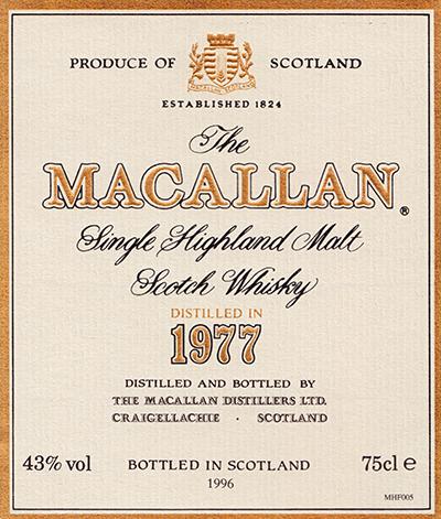 Macallan 1977