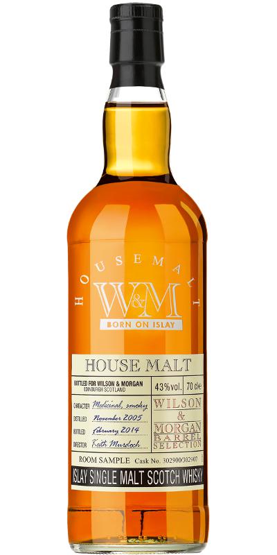 House Malt 2005 WM Barrel Selection Born on Islay 302900/302907 W&M16 43% 700ml