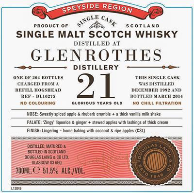 Glenrothes 1992 Dl Ratings And Reviews Whiskybase