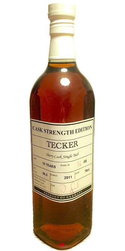 Tecker 10yo Cask Strength Edition Sherry Cask 56.5% 700ml