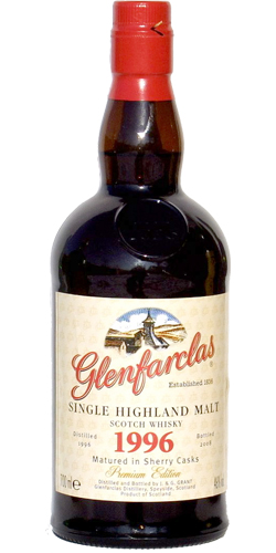 Glenfarclas 1996 Premium Edition Vintage Sherry Casks see notes 46% 700ml