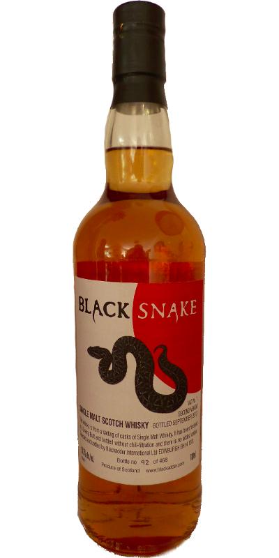 Black Snake 2nd Venom Sherry Butt Finish VAT No. 1 58.7% 700ml
