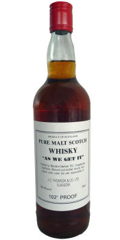 JG THOMSON 23 ans Rich Blended Malt Scotch Whisky JG 46% - 0.7