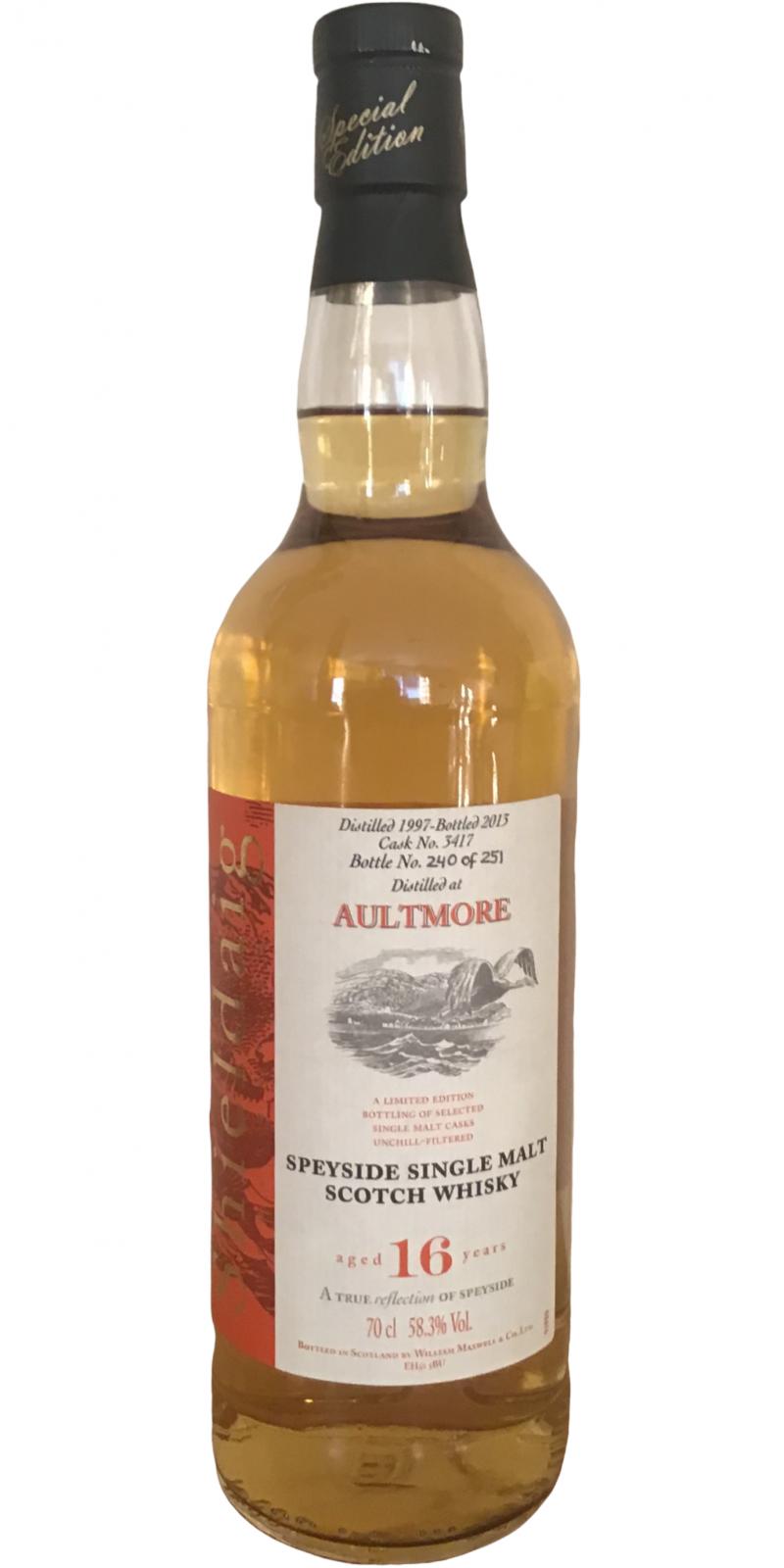 Aultmore 1997 WM&C Shieldaig Collection #3417 58.3% 700ml