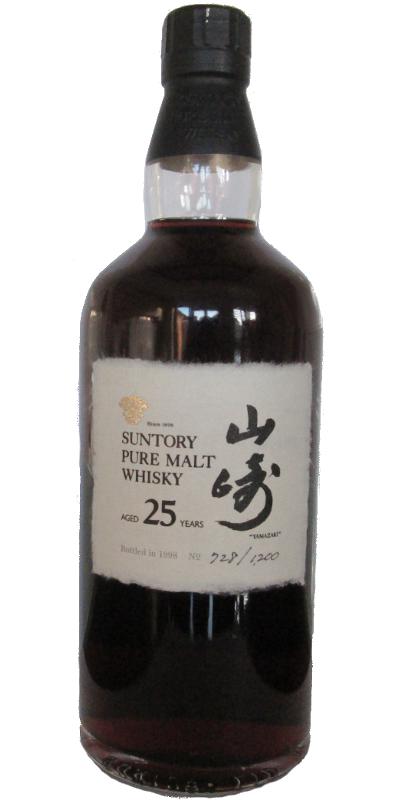 Yamazaki 25yo Suntory Pure Malt Whisky Sherry Cask 43% 700ml