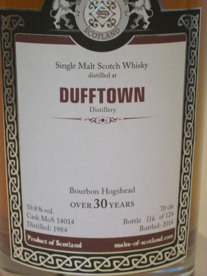 Dufftown 1984 MoS