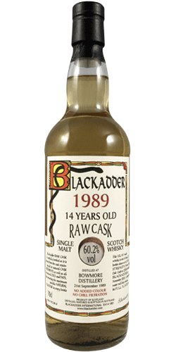 Bowmore 1989 BA Raw Cask Bourbon barrel #22536 60.2% 700ml