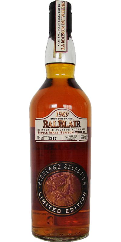 Balblair 1969 Highland Selection Limited Edition Bourbon Barrel #1217 LMDW Exclusive 55% 700ml
