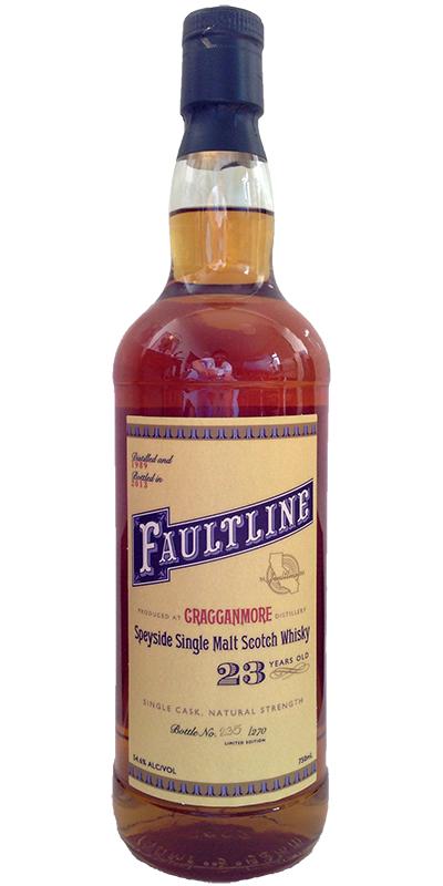 Cragganmore 1989 K&L Faultline Refill Sherry Butt 54.6% 750ml