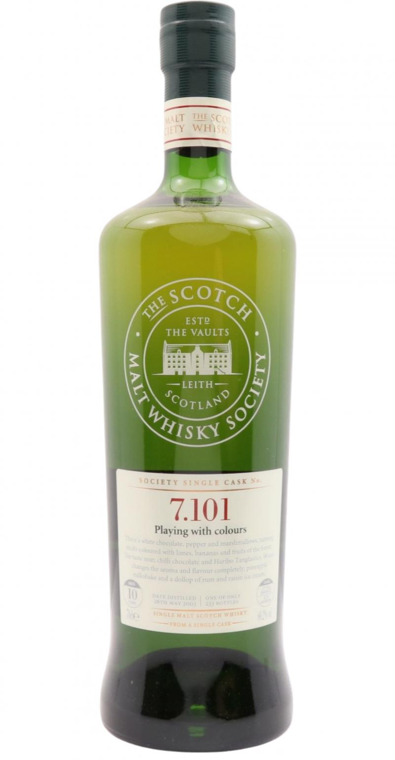 Longmorn 2003 SMWS 7.101 Playing with colours 1st Fill Ex-Bourbon Barrel 7.101 60.2% 700ml