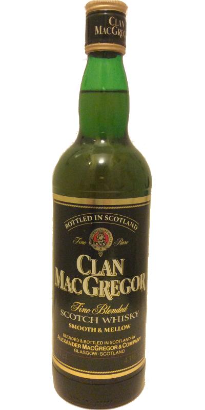 Clan MacGregor Scotch Whisky Fine Blended Smooth & Mellow 43% 700ml