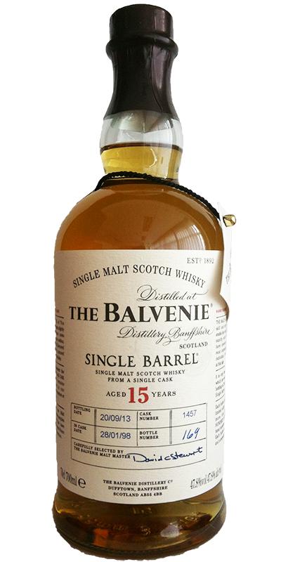 Balvenie 15yo Single Barrel Traditional Oak Cask #1457 47.8% 700ml