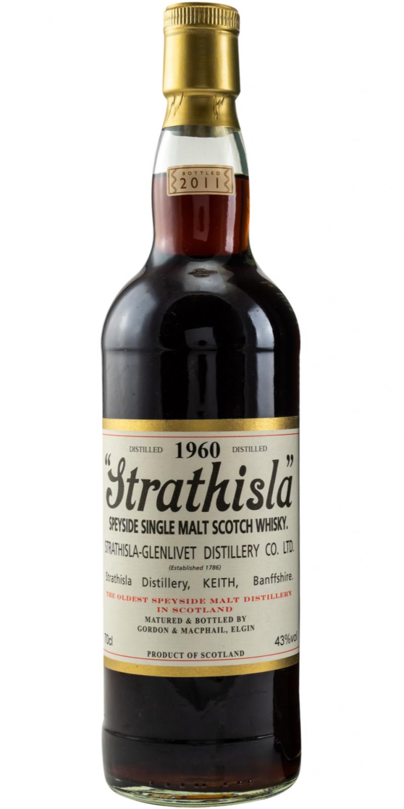 Strathisla 1960 GM Licensed Bottling 43% 700ml