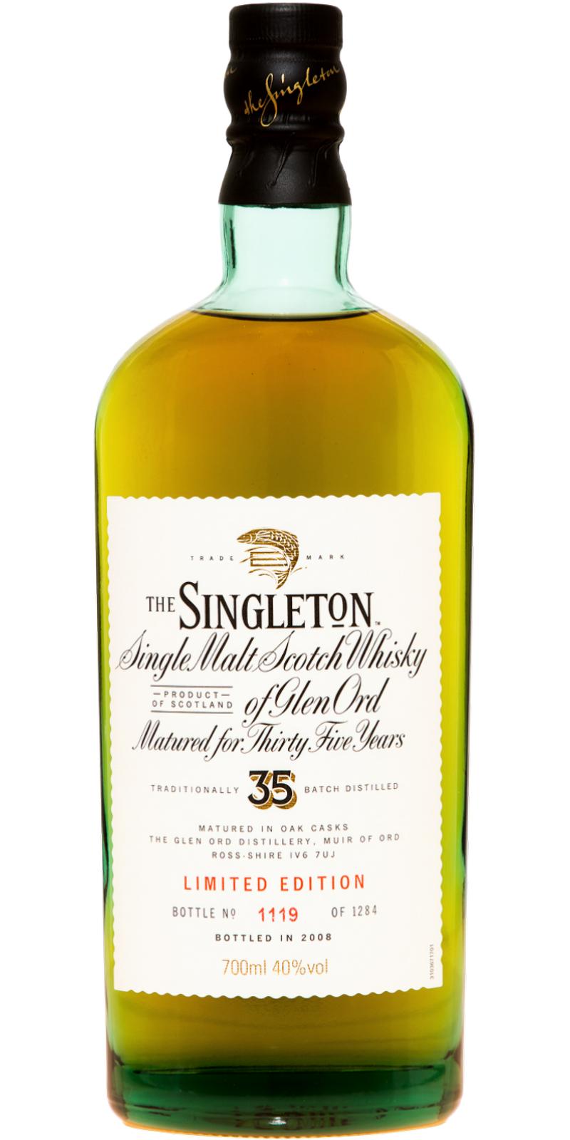 The Singleton of Glen Ord 35yo Limited Edition Refill Hogheads & Butts 40% 700ml