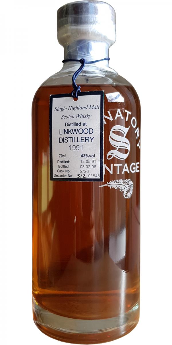 Linkwood 1991 SV The Decanter Collection #5726 43% 700ml