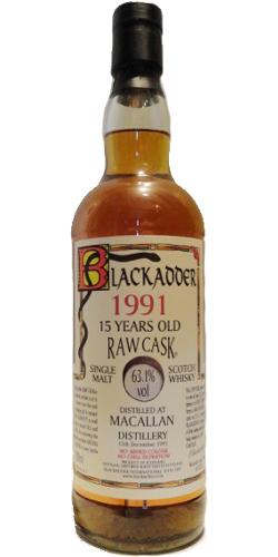 Macallan 1991 BA Raw Cask Oak Hogshead #21411 63.1% 700ml