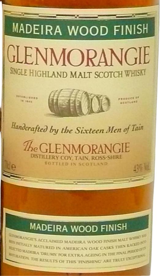 Glenmorangie Madeira Wood Finish - Ratings and reviews - Whiskybase