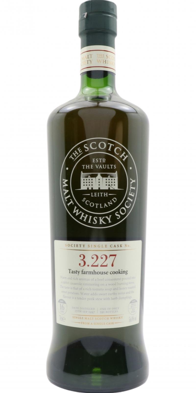 Bowmore 1997 SMWS 3.227 Tasty Farmhouse cooking Refill Ex-Sherry Butt 56.4% 700ml