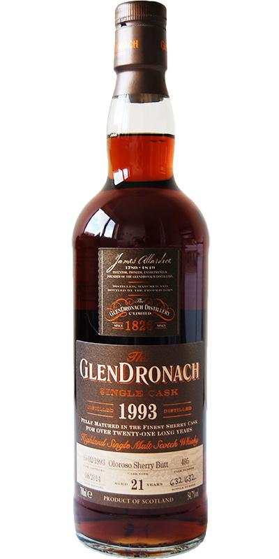 Glendronach 1993 Single Cask Oloroso Sherry Butt #495 Taiwan Exclusive 54.7% 700ml