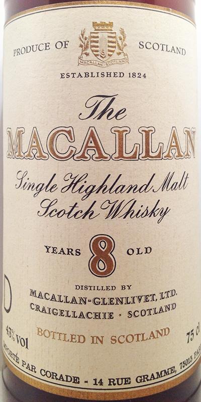 Macallan 08-year-old