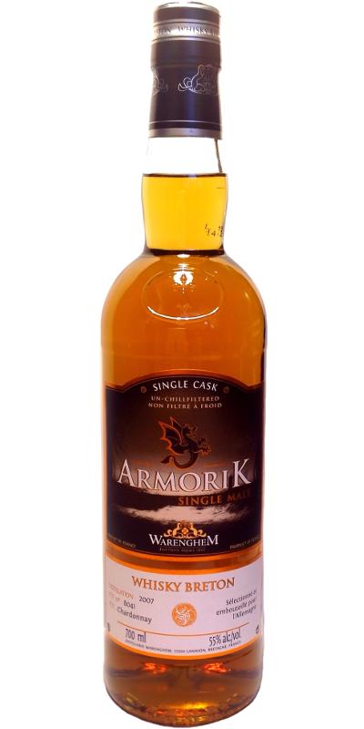 Armorik 2007 Single Cask Chardonnay #8041 l'Allemagne 55% 700ml