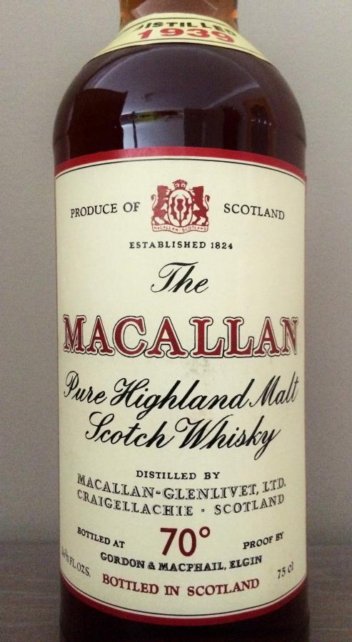 Macallan 1939 Gm Ratings And Reviews Whiskybase