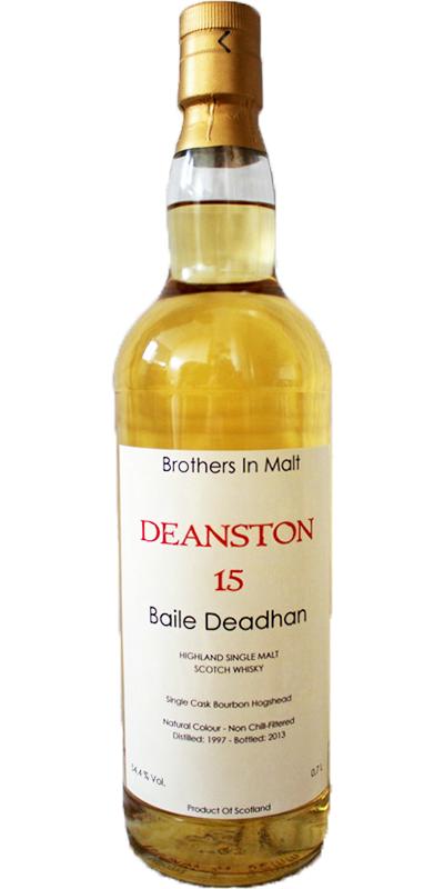 Deanston 1997 BiM Baile Deadhan Bourbon Hogshead 54.4% 700ml