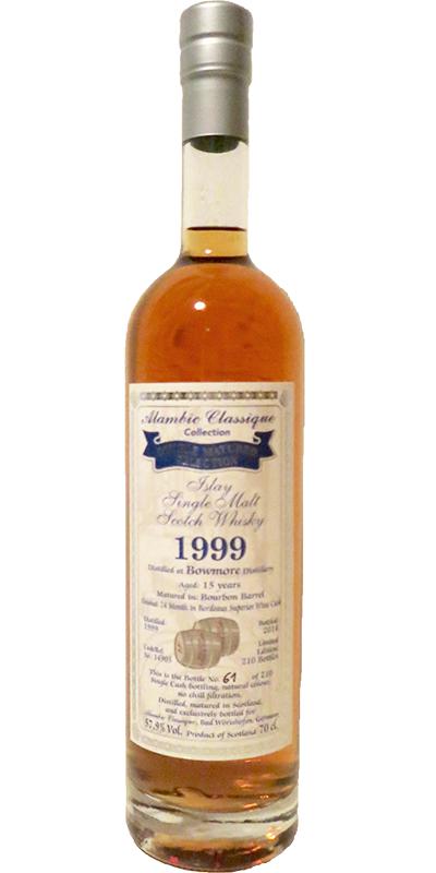 Bowmore 1999 AC Double Matured Selection #14905 57.9% 700ml