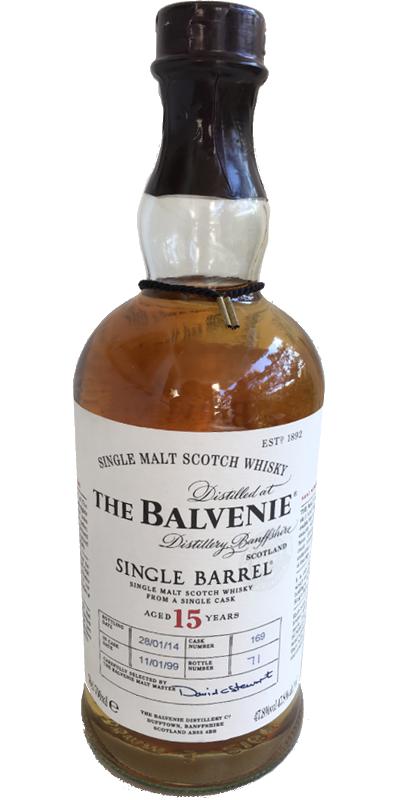Balvenie 15yo Single Barrel #169 47.8% 700ml