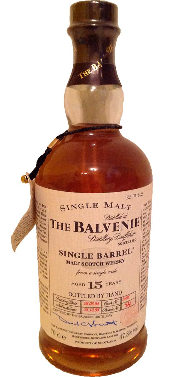 Balvenie 15yo Single Barrel Oak Cask #5998 47.8% 700ml