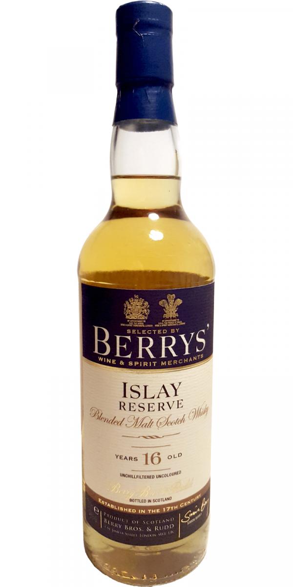 Islay Reserve 16yo BR Berrys Best Islay 46% 700ml