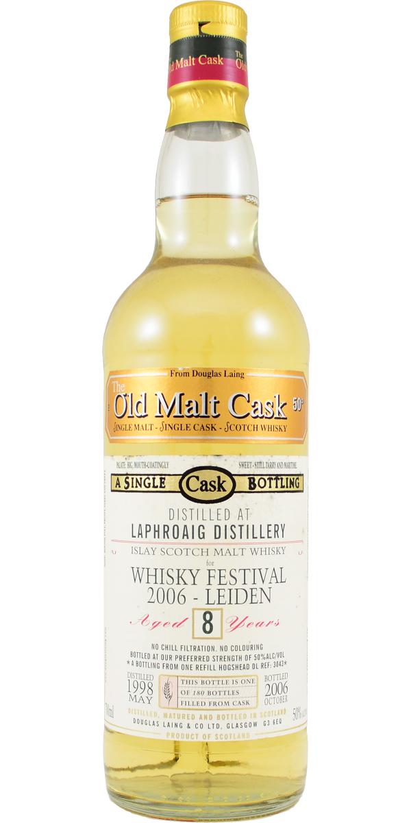 Laphroaig 1998 DL The Old Malt Cask Refill Hogshead Whisky Festival Leiden 2006 50% 700ml