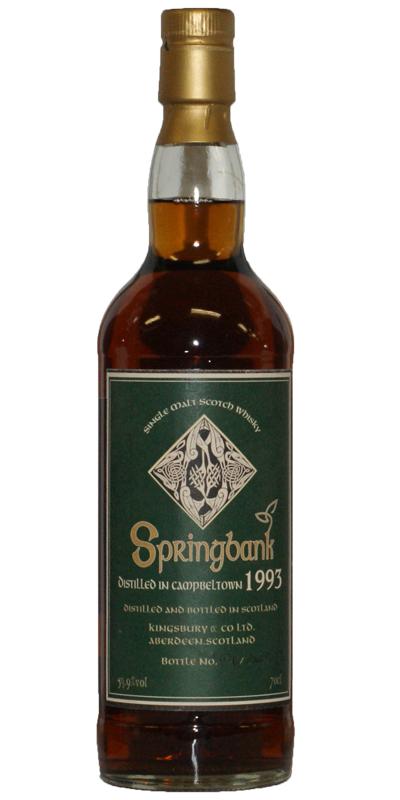 Springbank 1993 Kb Single Cask Sherry #365 54.9% 700ml
